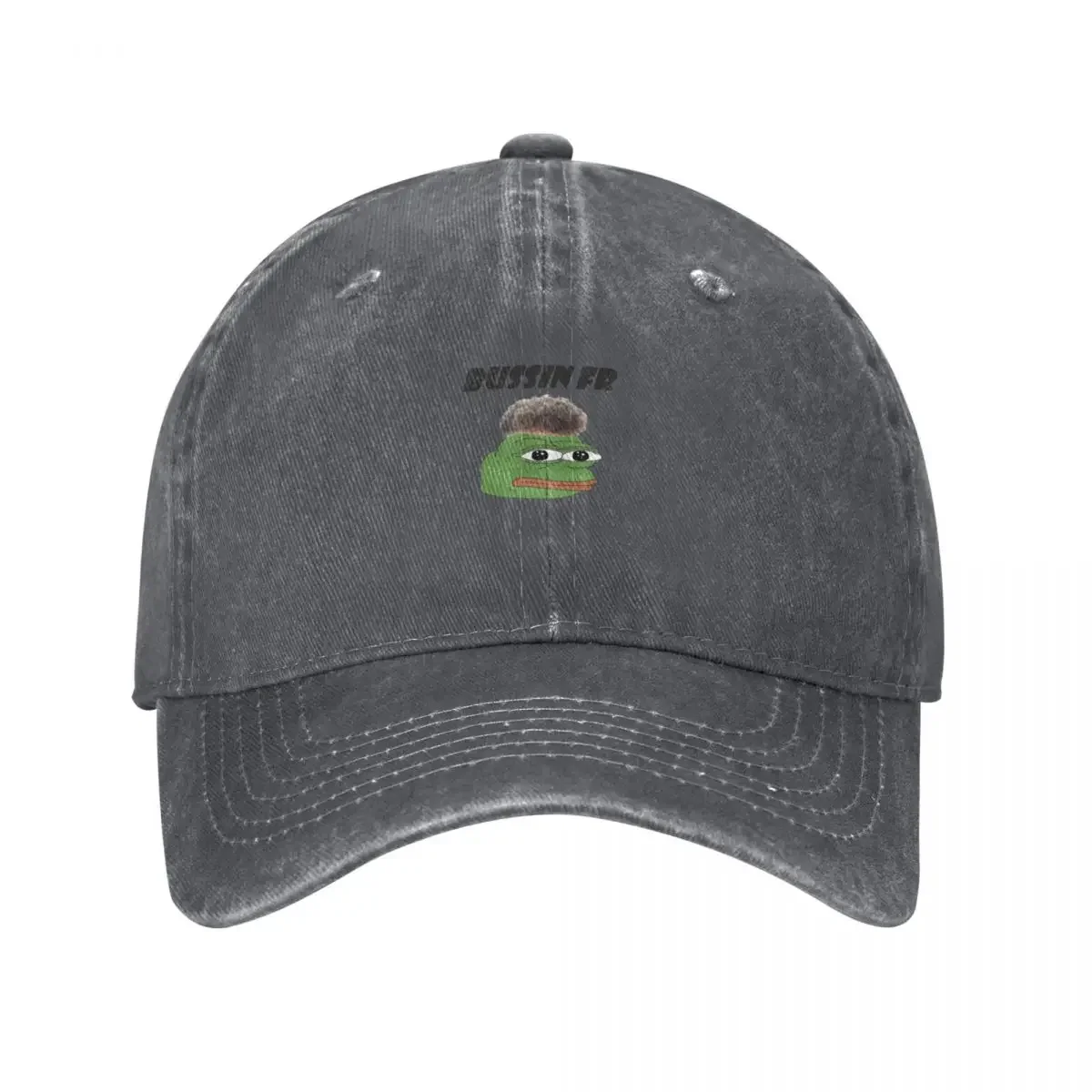 

Bussin Fr Pepe Baseball Cap Big Size Hat Beach Gentleman Hat Trucker Hat Men's Luxury Women's