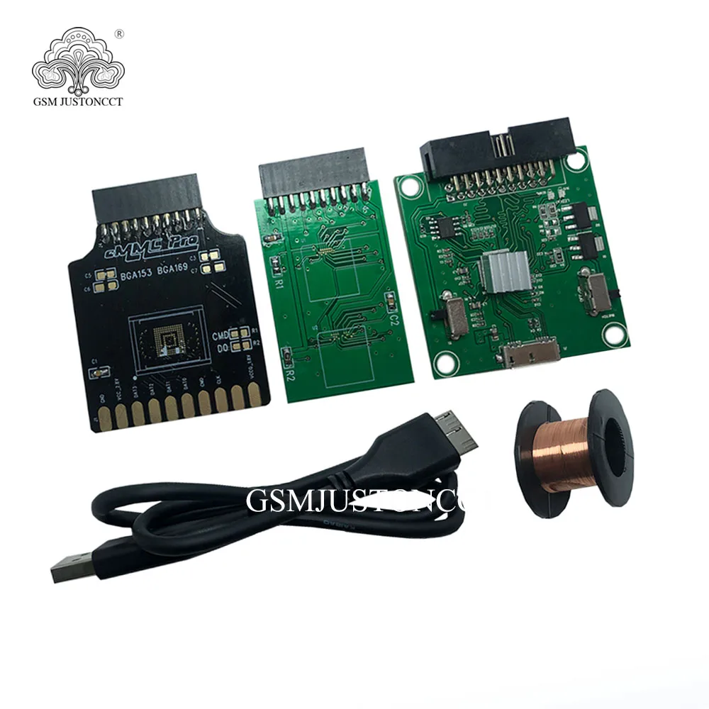 HYDRA EMMC ISP Adapters Tool, BGA153,BGA169,BGA221,BGA162, EMMC Break Out Board