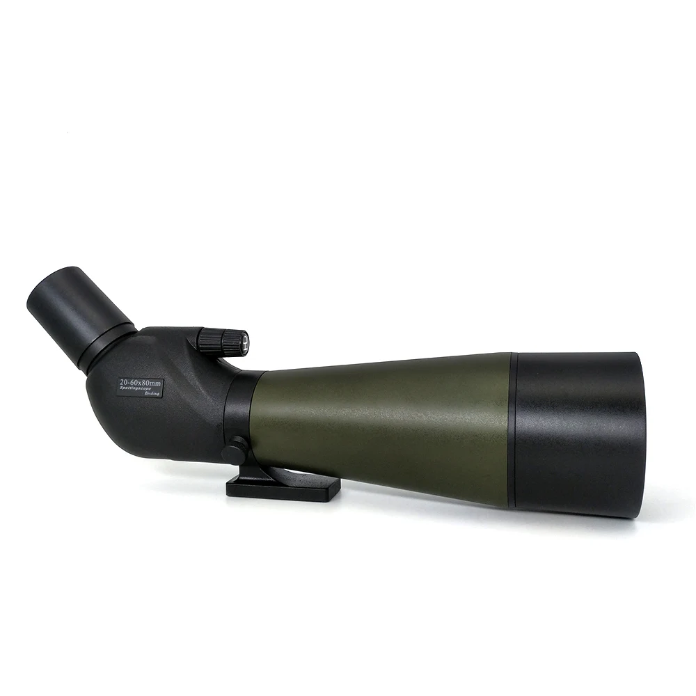 TONTUBE Spotting Scope 20-60X80 Long View Powerful Shooting Telescope Hunting Scopes Connect Phone Holder Equipment for Camping