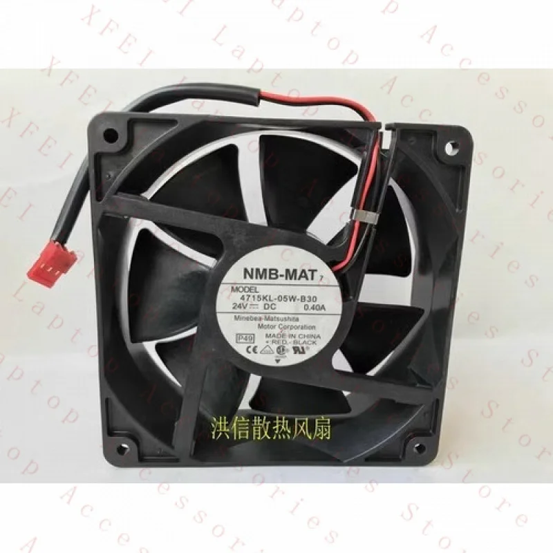 

F для NMB 4715KL-05W-B30 12038 DC 24 В 0,40 А 12 см осевой инверторный охлаждающий вентилятор
