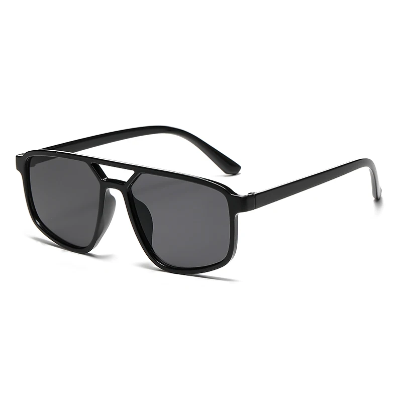 Vintage Small Frame Double Bridge Sun Glasses Square Sunglasses Women Men Fashion Luxury Brand Female Brand Trendy Eyewear