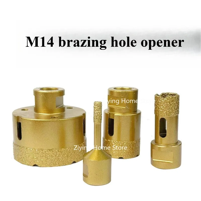 

Подходит для угловой шлифовальной машины M14, открывалка для отверстий, сверла для керамической плитки