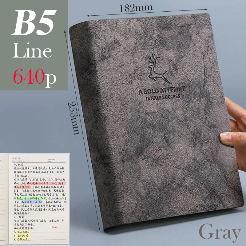 B5 Gray Line