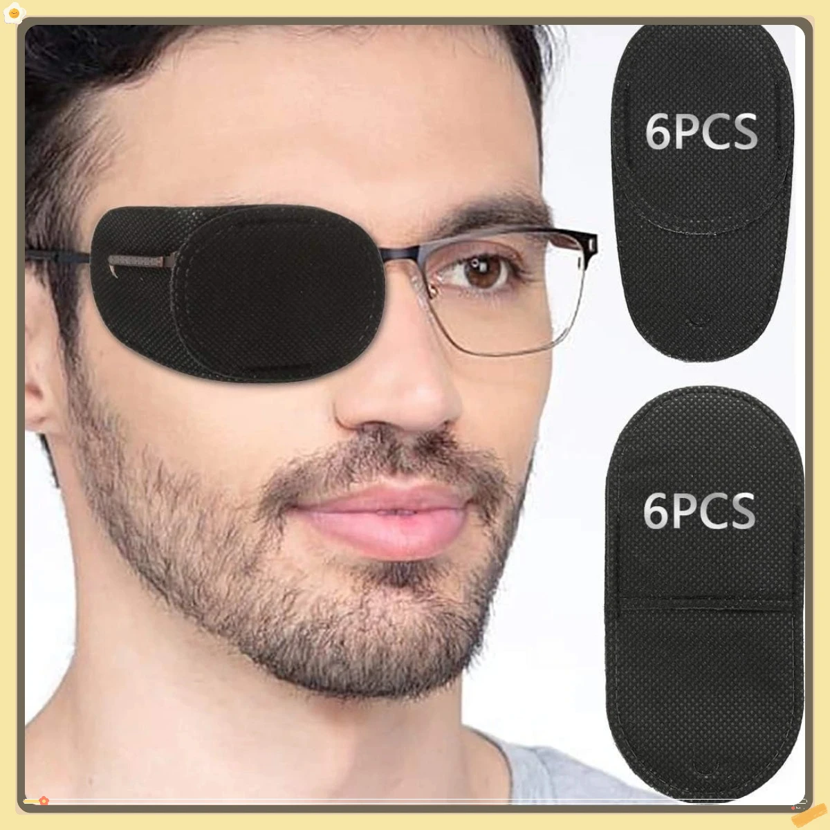 Parches suaves para ojos perezosos, tratamiento de estrabismo de ambliopía transpirable para ojos izquierdo y derecho, niños adultos