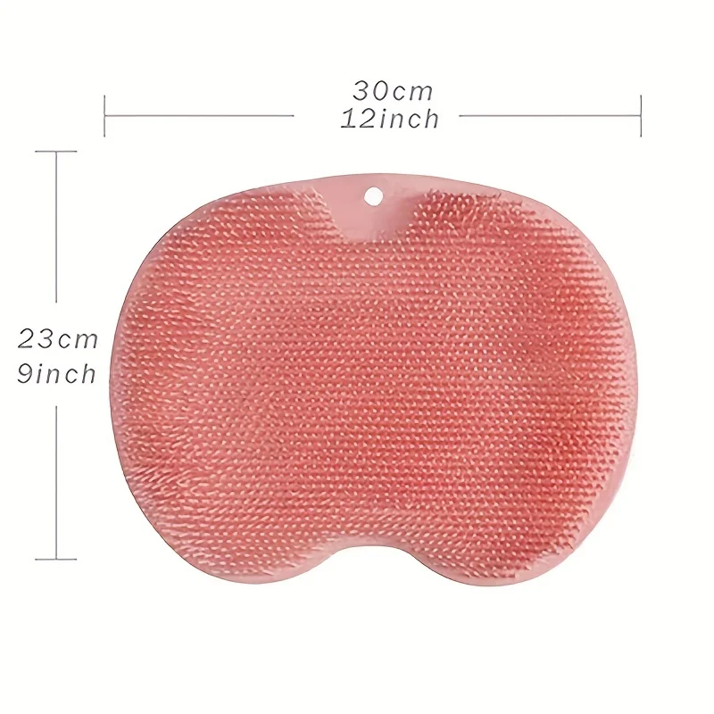 Shower Cleaning Tools Bathroom Exfoliating Pad, Shower Foot Washing Pad Foot Scrub Pad, Wall Mounted Back Scrub Pad Scrubber