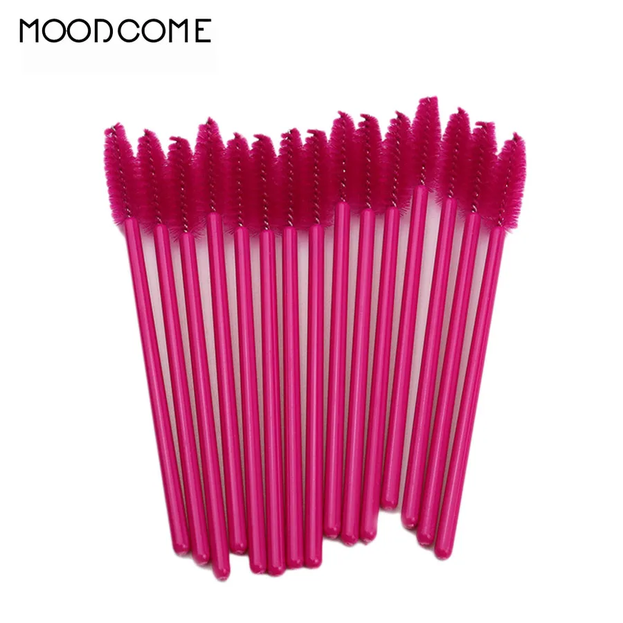 Baguettes de mascara pour cils de poulet, brosse de maquillage, fournitures d'extension de cils, 50 pièces