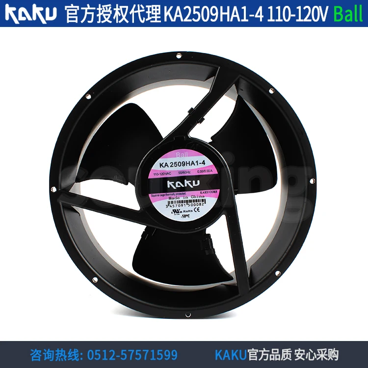 

NEW KAKU KA2509HA1-4 110V 0.65A 25489 Axial cooling fan