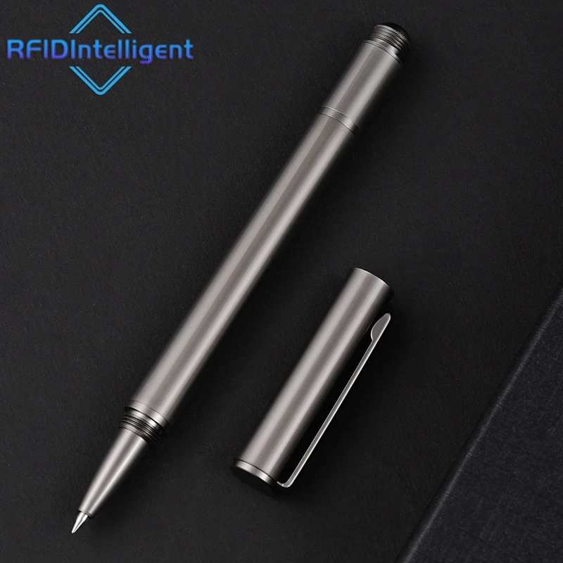 High Quality Dual-Function Pen Pencil Smooth Writing Black Ink Gel Ballpoint Pen Metal Self Defense Writing Tool Perfect Gift