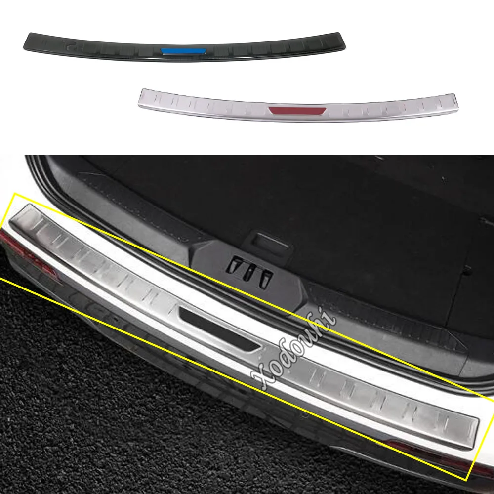 For Ford Explorer U625 2019 2020 2021 Car Styling Back Rear Pedal Door Scuff Plate Frame Outside Threshold Trunk Edge Part 1pcs