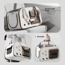 Mochila transportadora para gatos tipo cápsula espacial anti-estrés