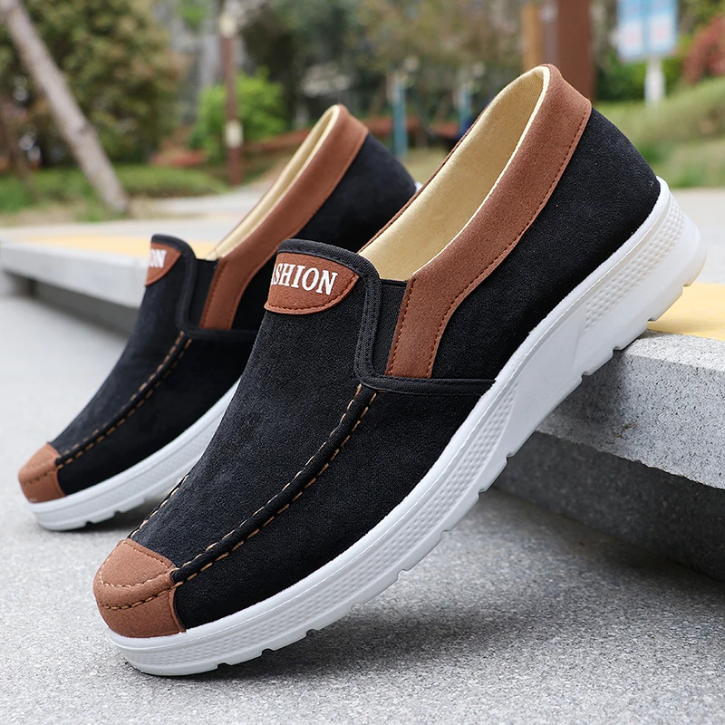 Men's Solid Casual Shoes, Lightweight Outdoor Sports Shoes Suitable for All Seasons Training and Exercise, Lightweight, Breathable