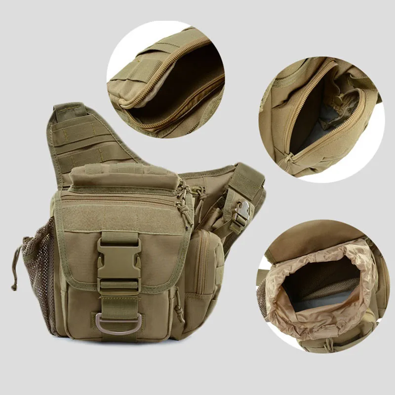 New Tactic Backpack Waterproof Pocket Small Backpack Multifunctional MIni Bags Sport Outdoor Phone Water Cup