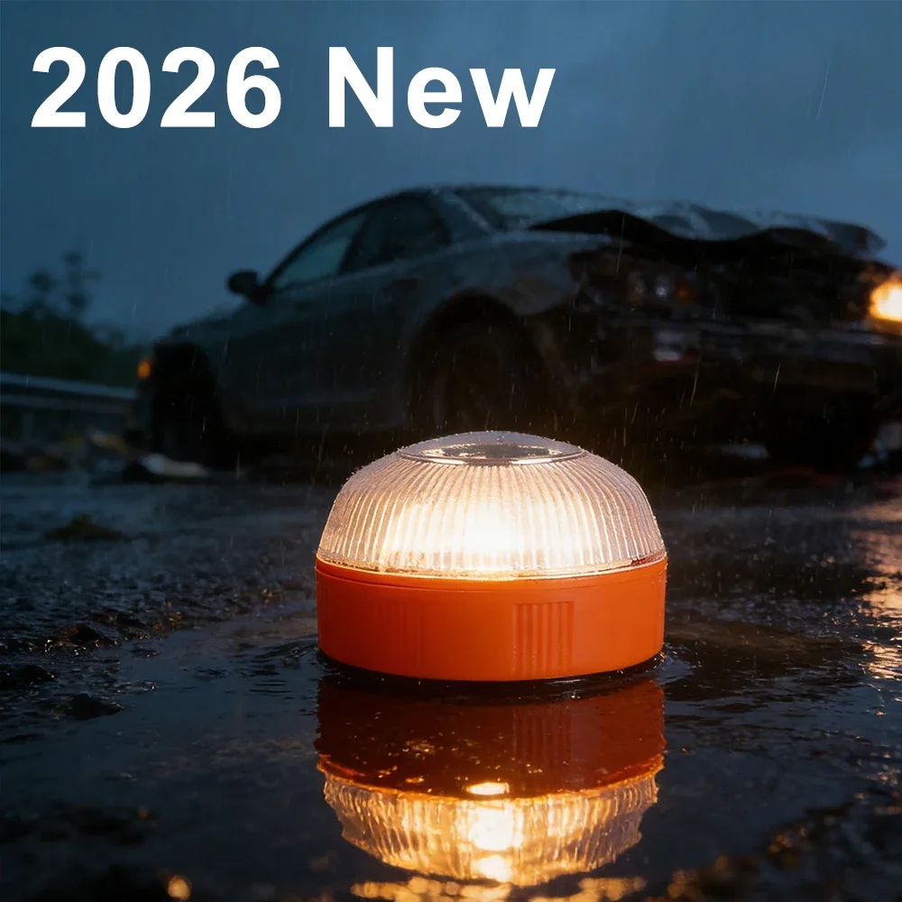 Spain Emergency Light V16 Homologated DGT Approved Car Emergency Beacon Light Rechargeable Magnetic Induction Strobe Lights New