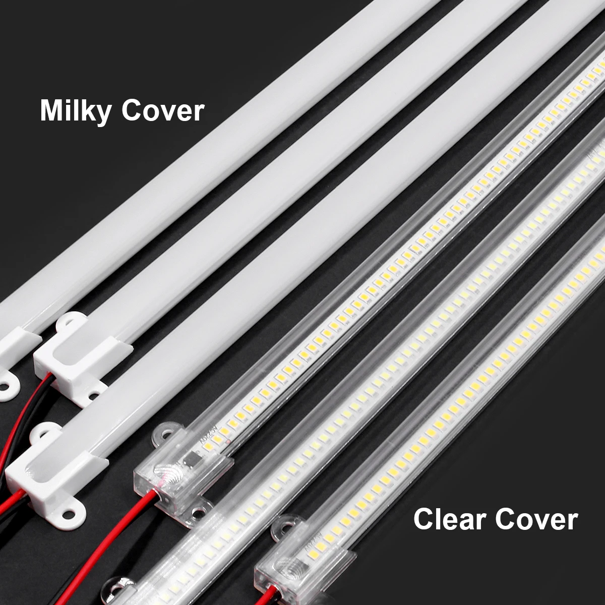 1x-12x Led Tube Light Bar Lights 30cm 40cm 50cm Showcase oszczędzająca półka aluminiowa dekoracja energii Kuchenna Pasek Lampy Stojak lustro