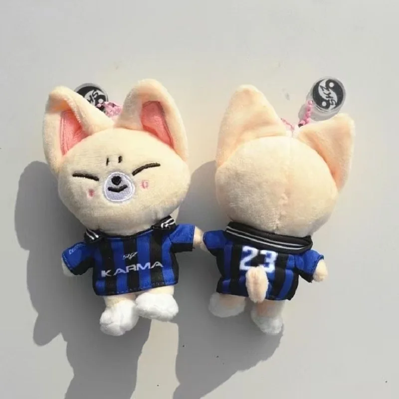 Nuovo SKZOO Portachiavi in peluche KARMA Blue Ball Dress Doll Stray Kids Peluche SKZ Han Zhi Cheng Fang Can Portachiavi Giocattolo per bambini Regalo