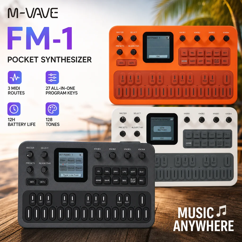 M-Vave Fm-1 Portable Midi Keyb - Speakers review and price