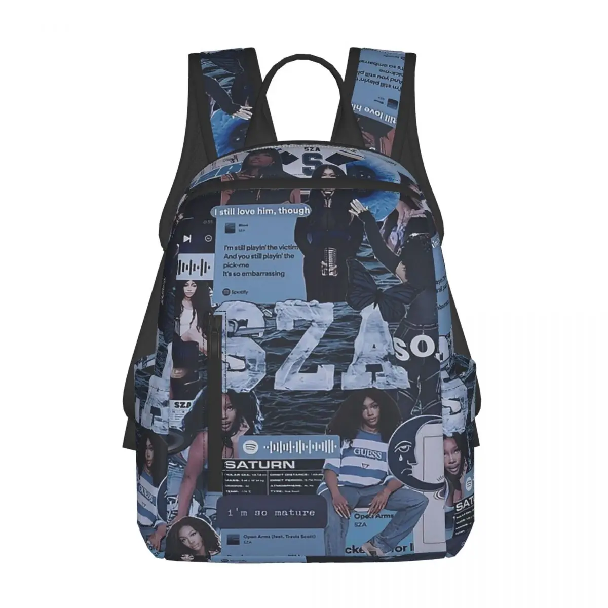 

SZA SOS Song Singer Backpack Daypack Children BookBag School Bag Shoulder Bags for Men Women