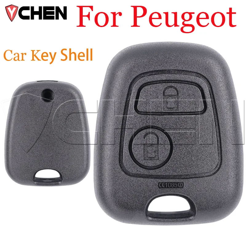 Smart Car Key Fob Shell Case 2 Buttons For Peugeot 206 207 307 408 607 Citroen C1 C2 C3 C4 Xsara Picasso Replacement Housing