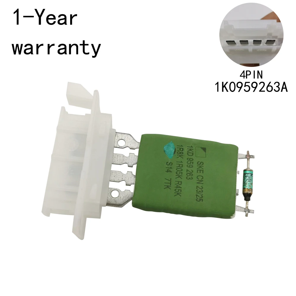 Blower Motor Resistor 1KD959263 For VW Passat Tiguan Touran Golf Sagitar Skoda Yeti Superb Octavia