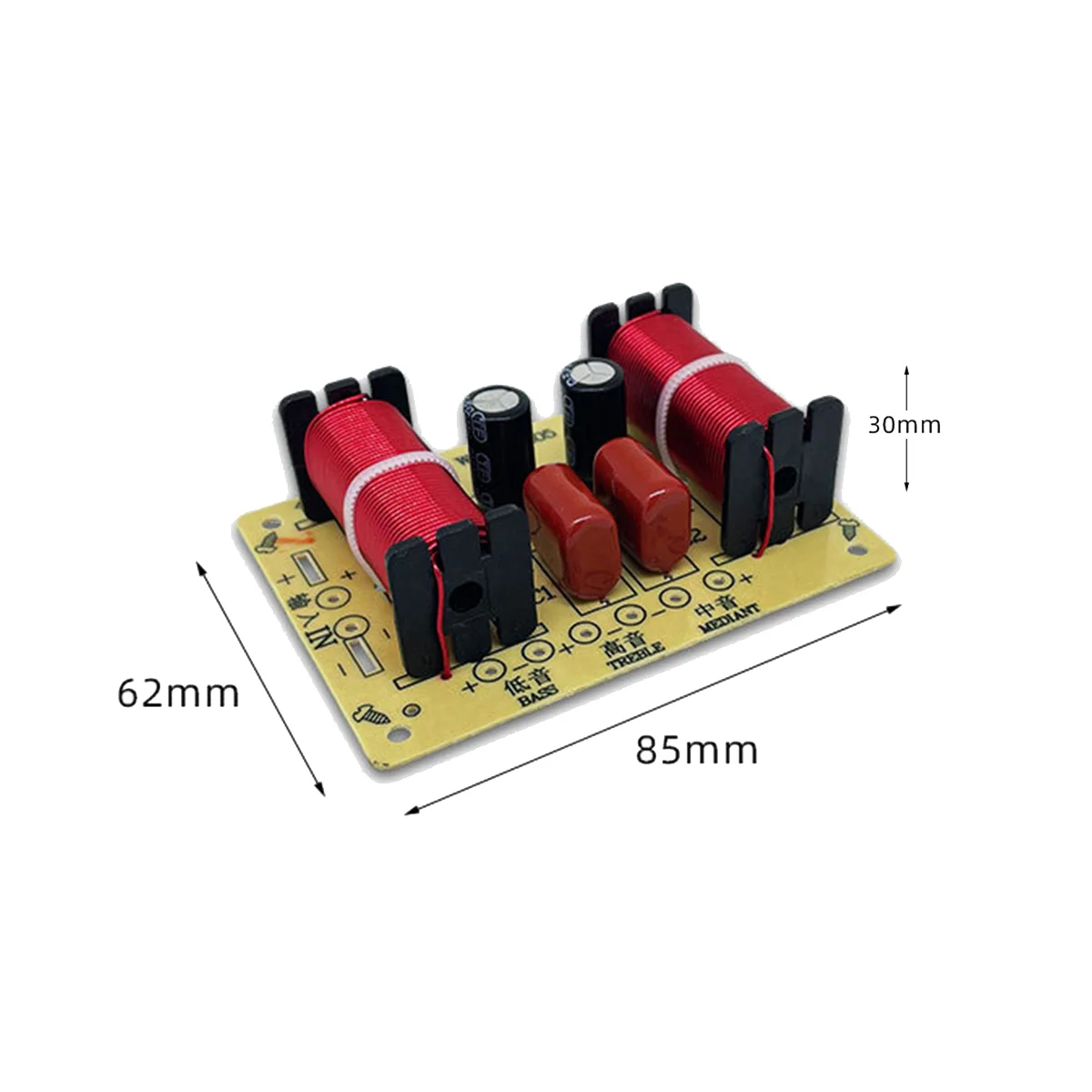 150W HiFi Crossover Filter Module WEAH-305 3 Way Speaker Frequency Divider for DIY Home Speaker Treble Medium Bass