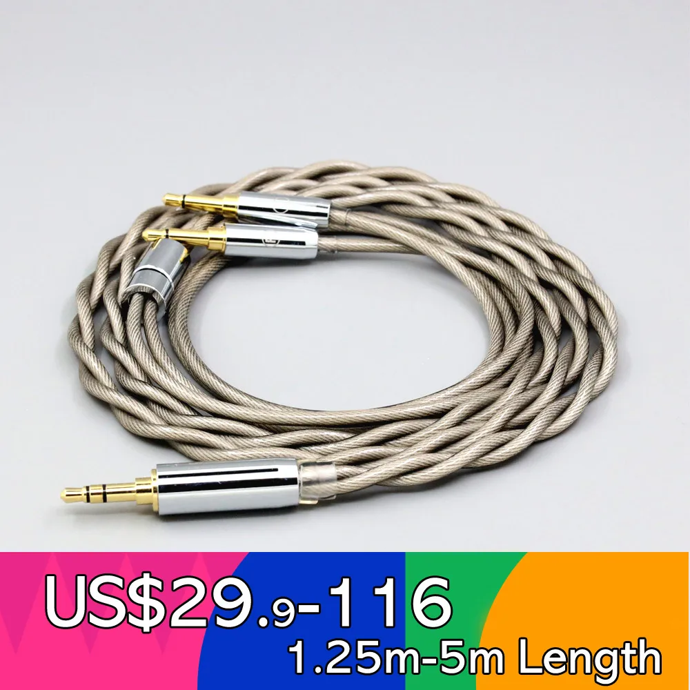 

Type6 756 core 7n Litz OCC Silver Plated Earphone Cable For Focal Clear Elear Elex Elegia Stellia radiance HarmonicDyn LN007842