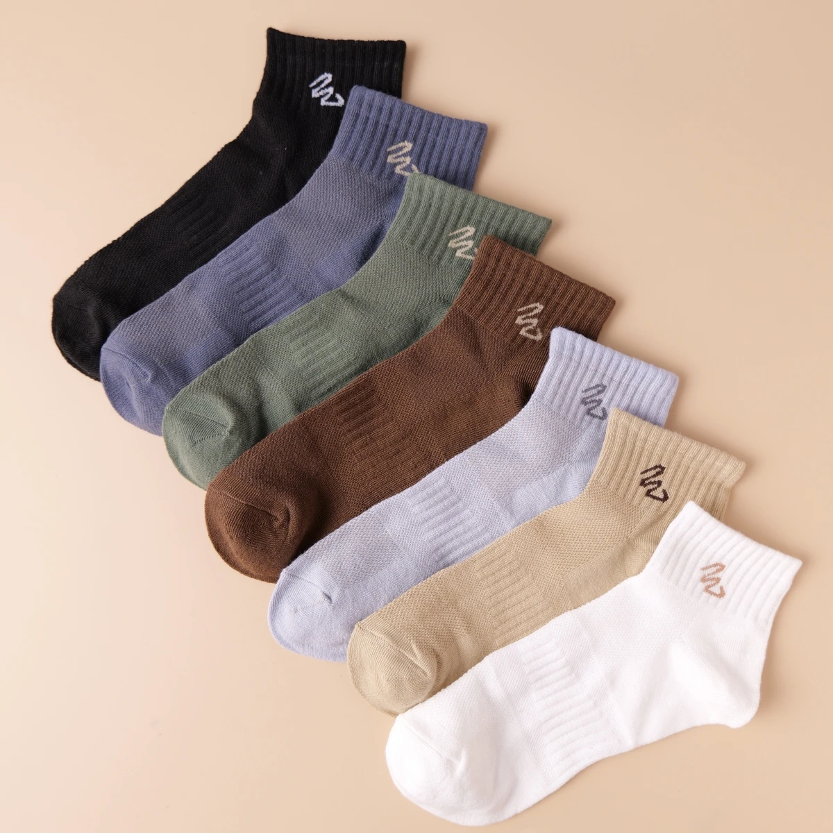 

7/14 пар мужских носков для экипажа, разноцветные, модные и стильные, удобные, дышащие, влагопоглощающие