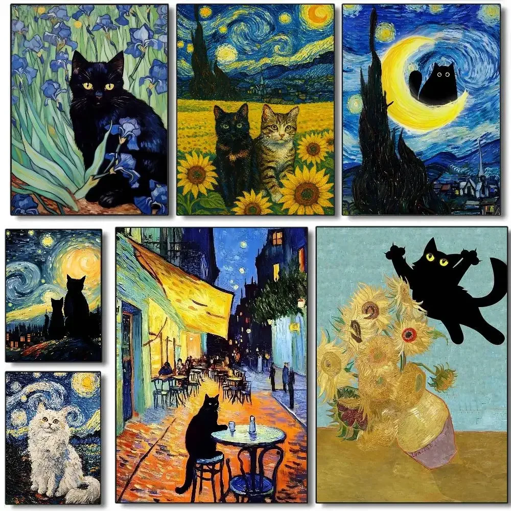 Paintings Vincent Willem van Gogh poster art HD canvas advanced aesthetic Printing Paper Wall Art for Living Room Home Decor