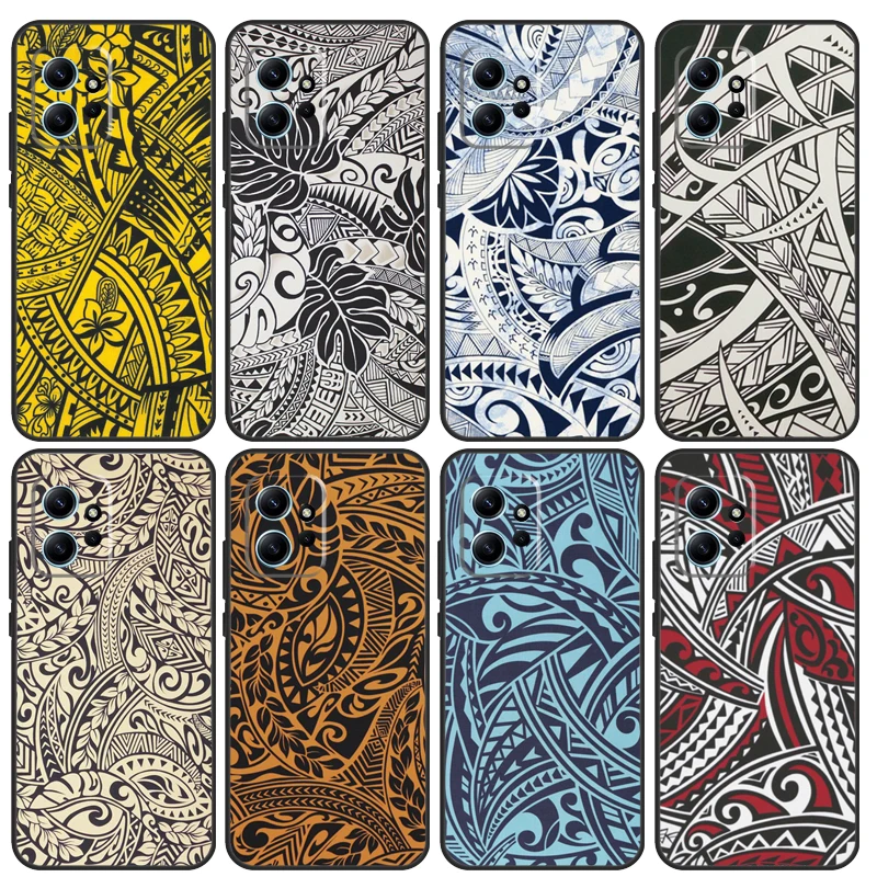 Maori Tribal Samoan Polynesian Print For Xiaomi Redmi 12 9C 10C 12C 13C Case For Redmi Note 12 Pro 11 8 9 10 Pro 9S 10S 11S 12S