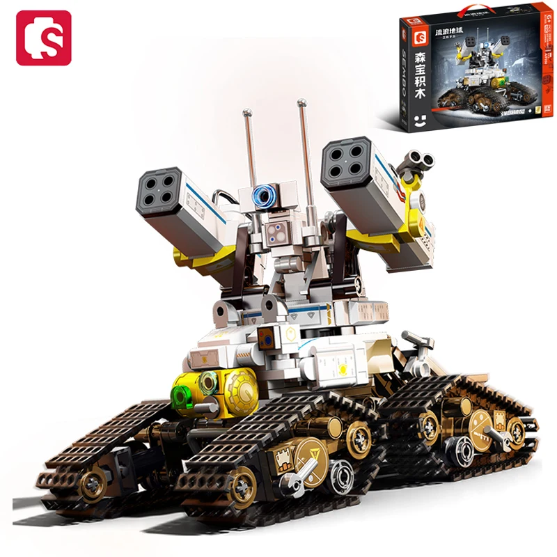 

SEMBO BLOCK The Wandering Earth Series Строительный блок Военная серия Барка Модель автомобиля Кирпичи Украшения Игрушки Подарки для мальчиков