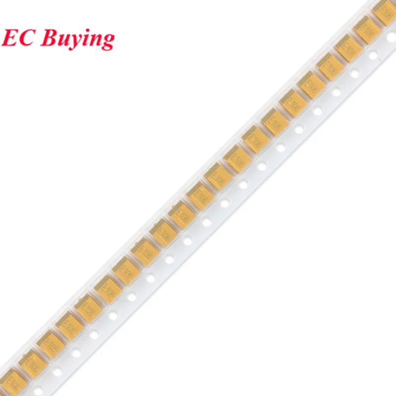 3528 SMD 탄탈럼 캐패시터, 1uF 105 4.7uF 475 10uF 106 22uF 226 33uF 336 47uF 476 100uF 107 220uF 227 6.3V 10V 16V 25V 35V, 10 개