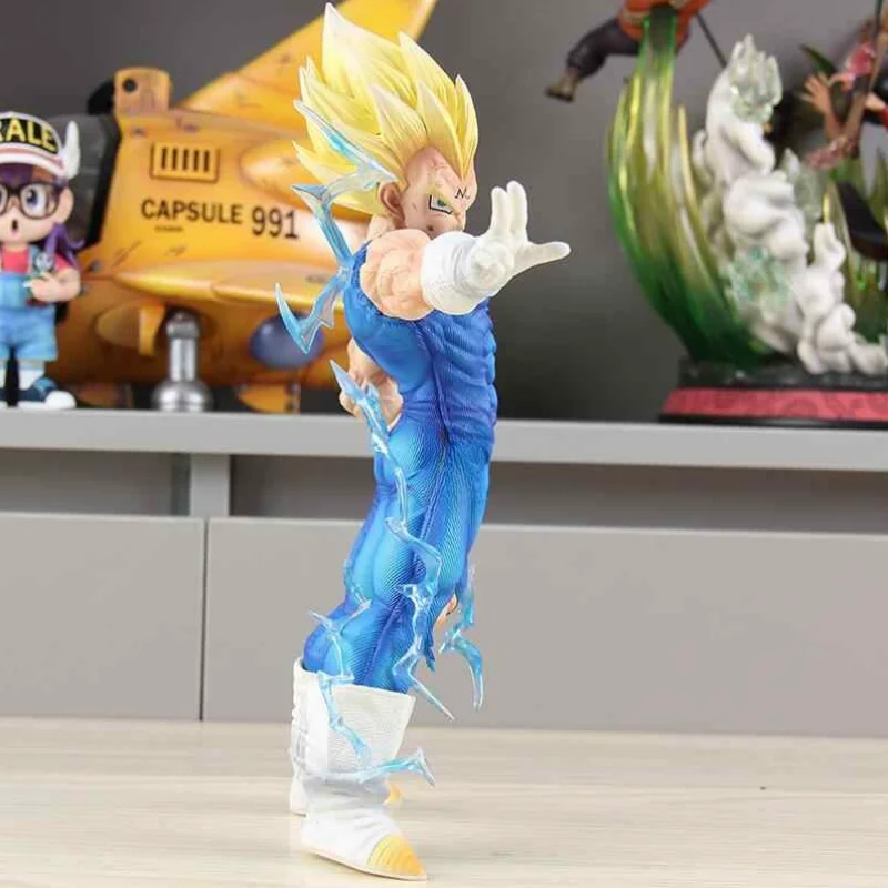 Anime Dragon Ball Z Majin Vegeta Action Figure DBZ Super Saiyan Figuras Toys 26.5cm Collection Model Ornament Peripheral Gift