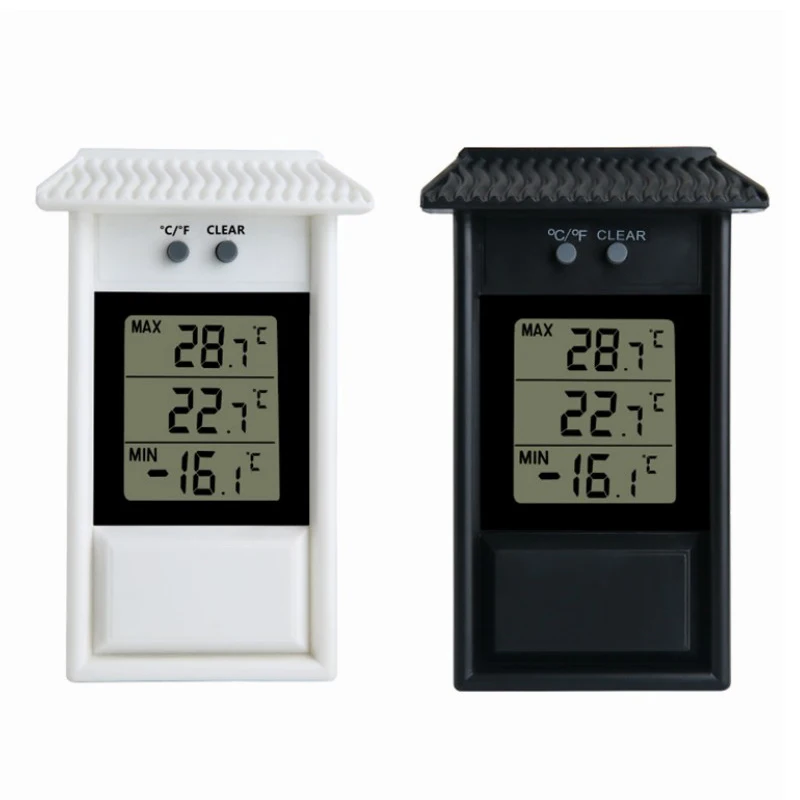 Indoor Outdoor Home Garden Breeding Greenhouse Sauna Room Planting Temperature Gauge Refrigerator Temperature Measurement Tool