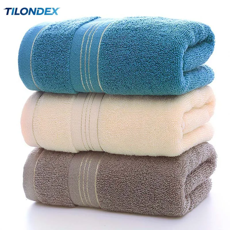 TILONDEX 1pc 73.66*33.02 cm Bathroom Towel, Hand Towel, Hair Towel, Random Color