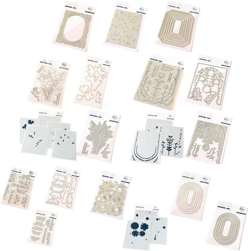 Art Deco Floral Arch Garden Party, aninhado Quadro alongado, corte, morre, selos, estêncil, DIY Scrapbooking Paper, Handmade Álbum Cumprimente