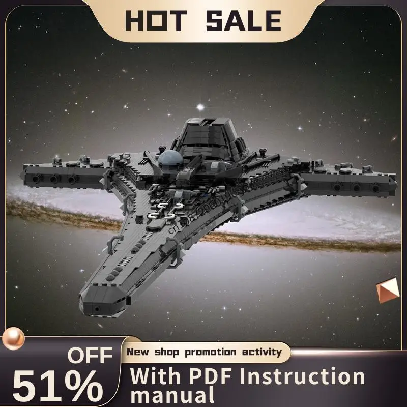New 5704Pcs Popular Space Technology Series Moc Destiny Spaceship Model Custom Puzzles Diy Creative Ideas Kids Toy Birthday Gift