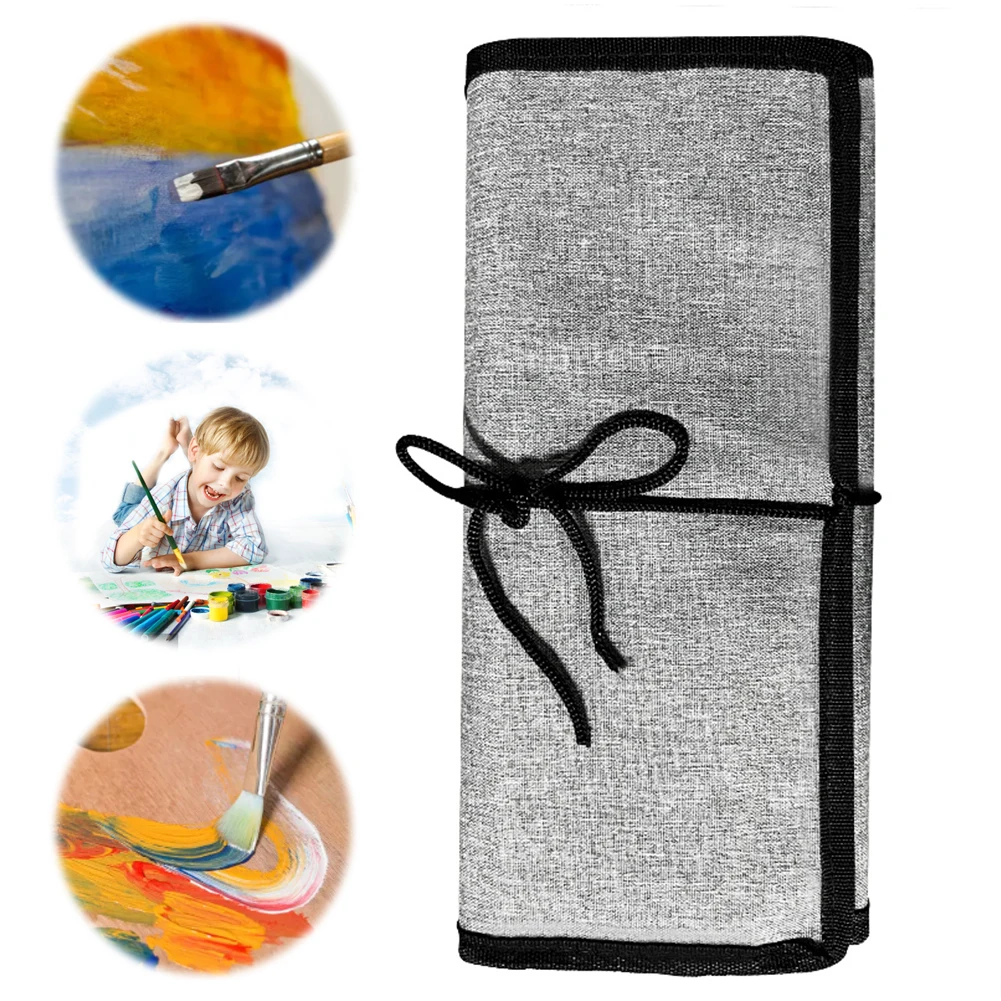 24-delige nylon borstelset kunstenaar penselen met schraper gouache aquarelborstels verschillende vorm houten handvat voor schilderen