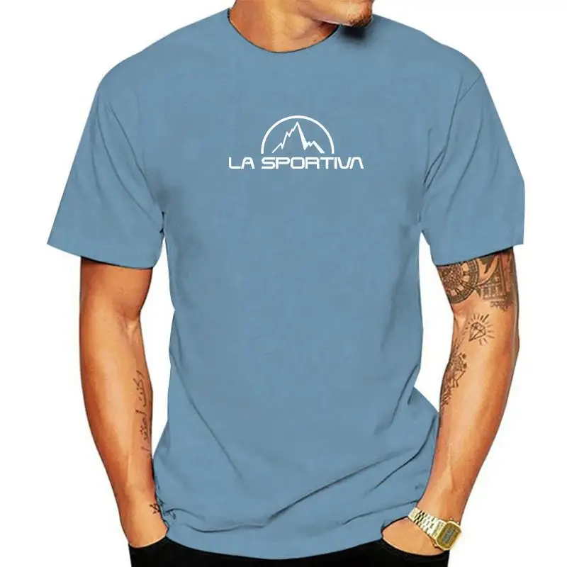 summer famous brand La Sportiva T Shirt cotton t-shirt man top tee casual man short sleeve plus size