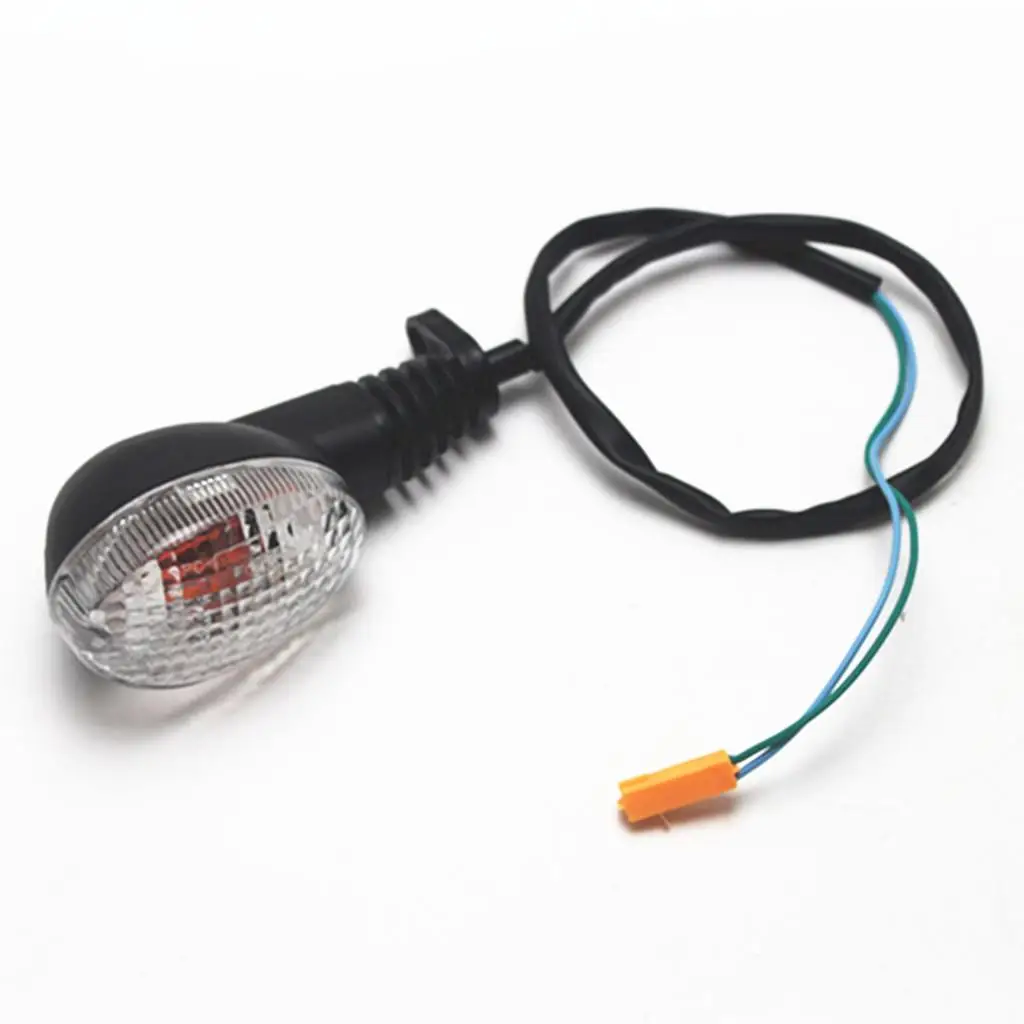 Motorcycle Indicators Light Amber Halogen Winker Lamp Smoked Clear Lens Rear Signal for Kawasaki EX250R 08 12