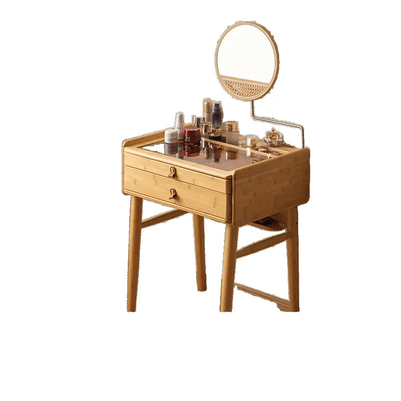 Japanese Dresser Small Bedroom Mini Dressing Table 60cm Small Apartment Very Narrow Dressing Table Ins Bedside Storage