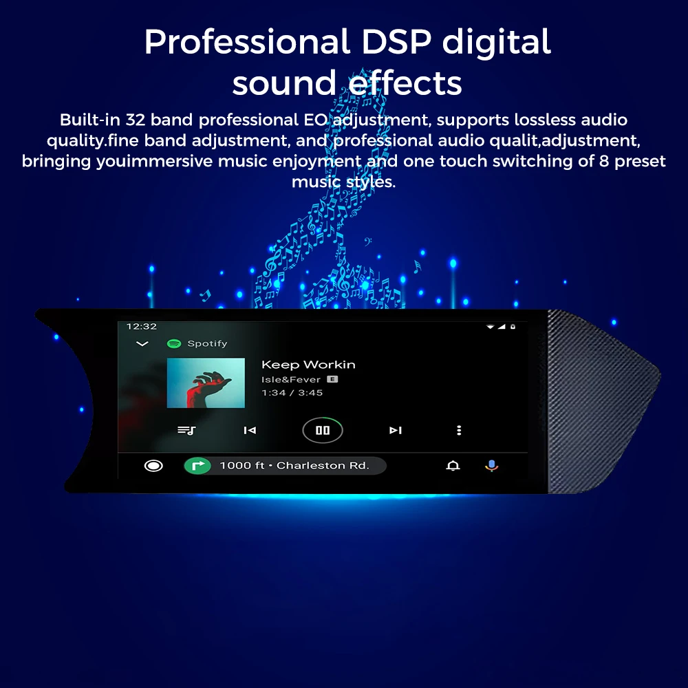 

8.8 "Android14 Auto Radio pour Mercedes Benz classe C W204 S204 2011-2015 lecteur vidéo multimédia CarPlay système Intelligent