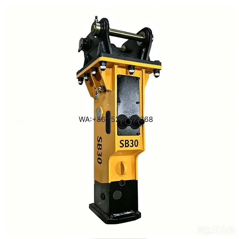 Wmwmnu SB30 Hydraulic Breaker Hammer for 2.5-4.5 Ton Excavator ZX30U ZX35 ZX38U Mining Ore Breaking Equipment Attachment
