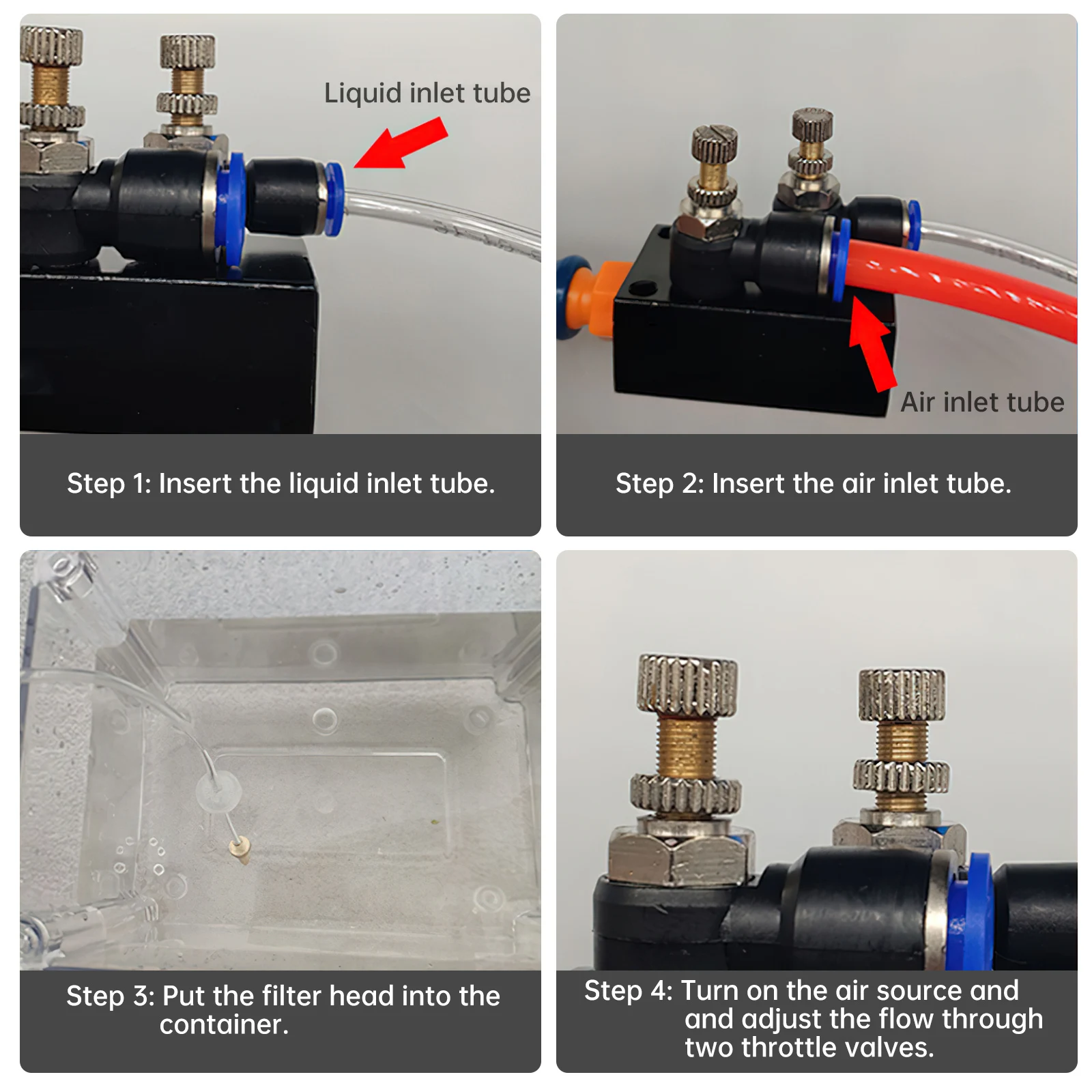 Mist Coolant Spray System for Metal Cutting / Engraving / Cooling Machine with Air Pipe / Fully Sealed