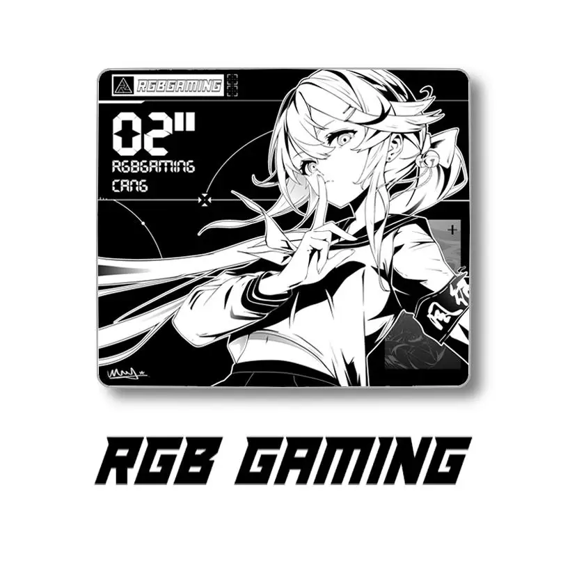 RGBGAMING 2D Black White Mousepad Control Poron Mouse Pad Star Dodges Pad Esports Paw3950 Paw3395 Mousepad Pc Accessories Gifts