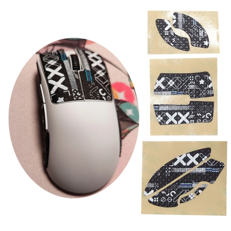 DIY Mouse Skin Mouse Skates Side Stickers Sweat Resistant Pads Grip Tape for Deathadder Mouse Easy to Use