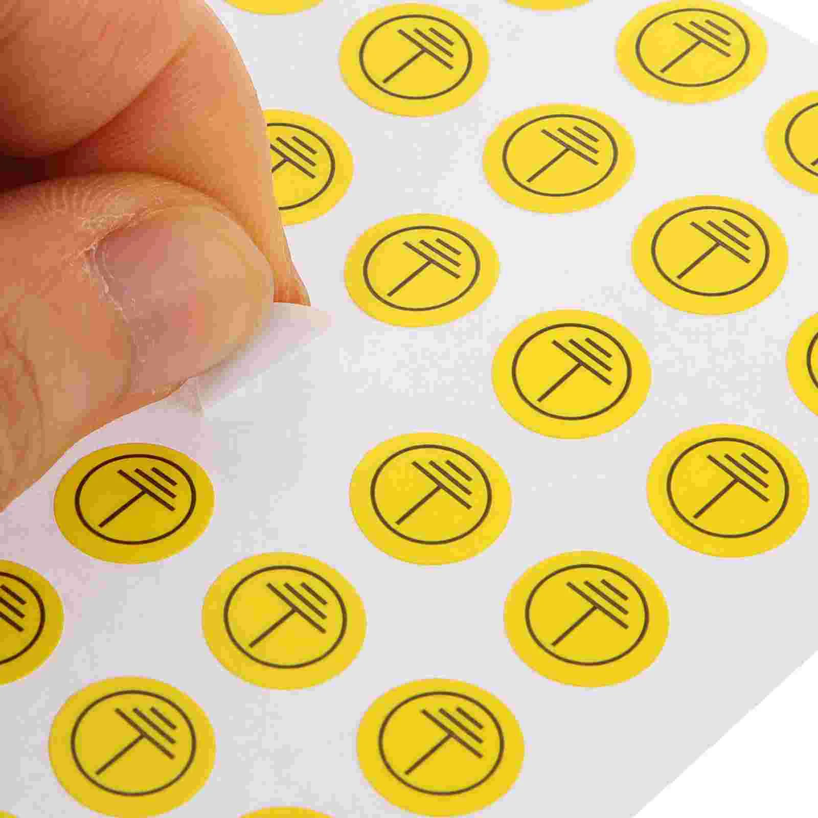 800 Pcs Grounding Sign Symbol Decals Electrical Stickers Outdoor Fire Extinguisher Travel