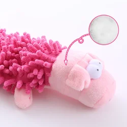 Juguete de peluche con sonido para perros y gatos – Hipopótamo y cerdo