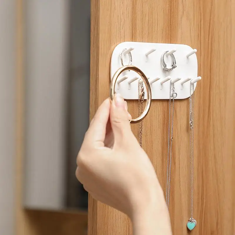 Wall Mounted Earring Holder Earring Wall Holder Organizer Jewelry Display For Selling Storage Rack For Bracelets Rings Bangles