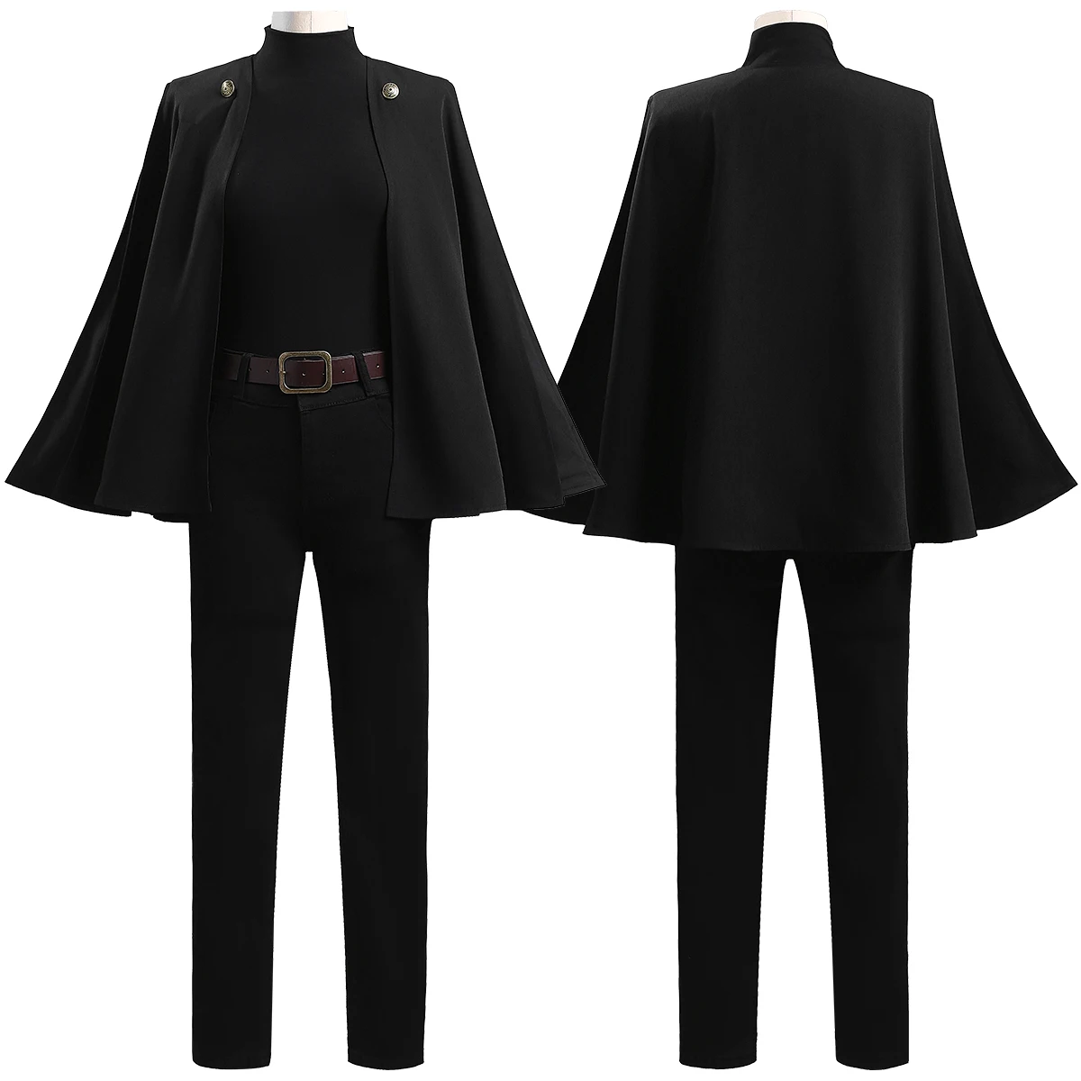 

HOLOUN Jujutsu JJK Anime Zenin Maki Cosplay Costume Convention Halloween Christmas Cloak Top Pants Belt