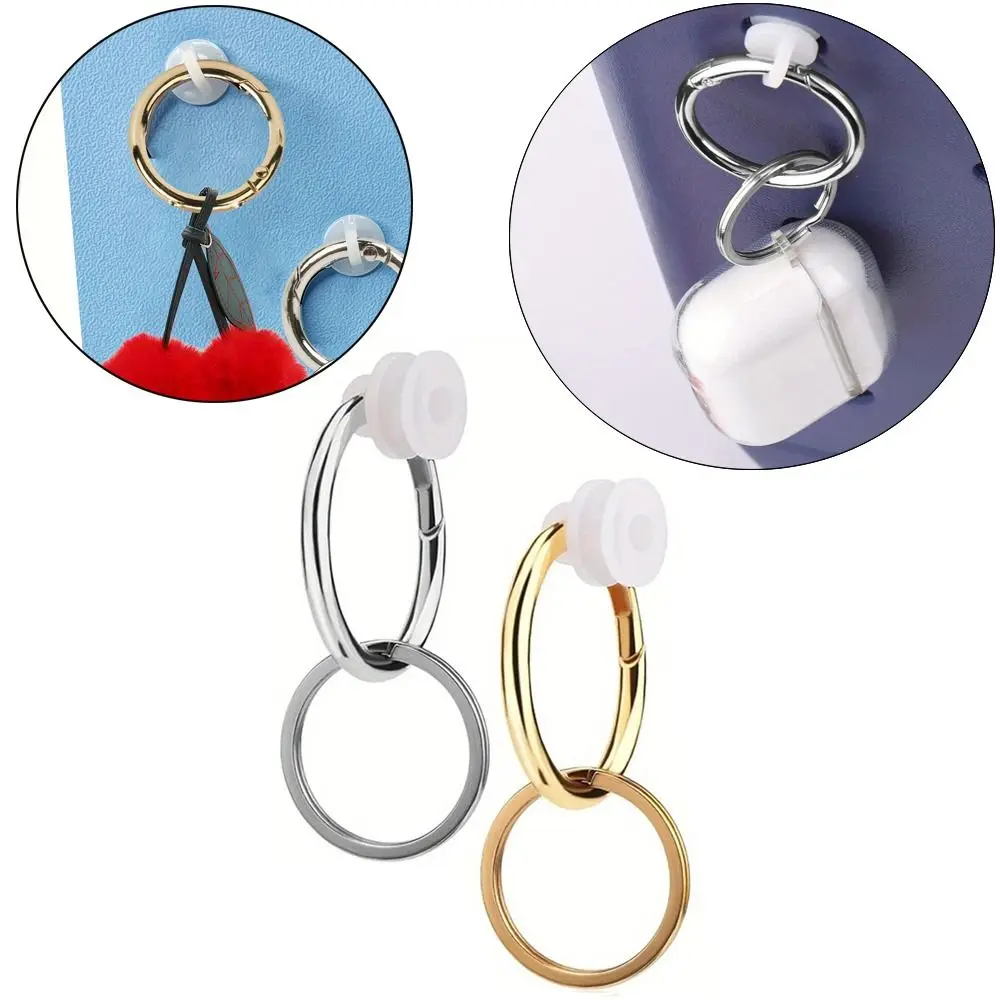 2Pcs Hooks Key Holder for Bogg Bags Rubber Beach Bag DIY Beach Bag Accessories Charms Plastic Handbag for Bogg Bag/Beach Bag