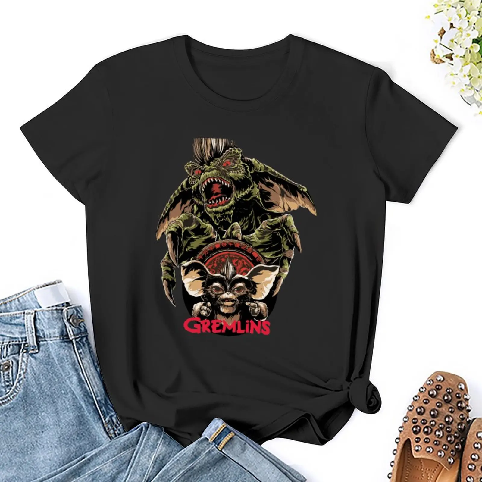 Gremlins 1984 t-shirt top divertenti vestiti kawaii vestiti estivi magliette bianche per le donne